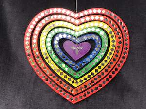 Mobiles: Rainbow Heart Mobile