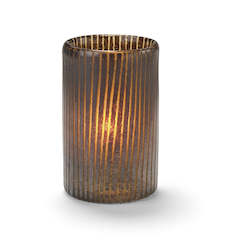 Candle Holders: Mocha Cylinder Glass Lamp
