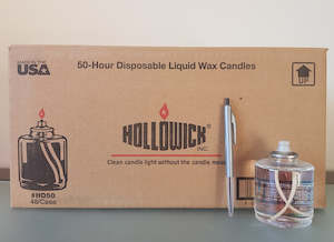 50Hr Disposable Oil Candle - Box of 48