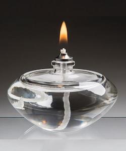 Moulded Glass Candles: ROSWELL
