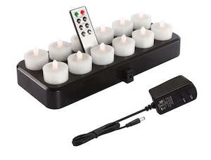 Led Candles: LED Candles - FULL SET with Amber candle light