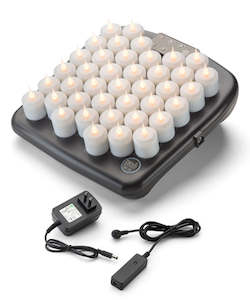 Led Candles: Nexis UK 40-PK Flameless Rechargeable Set 40 LED