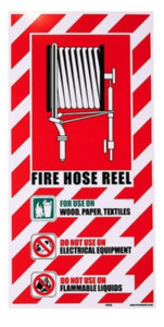 Flame Fighter: Fire Hose Reel Sign