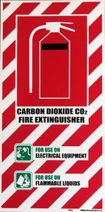 Flame Fighter: CO2 Extinguisher Sign