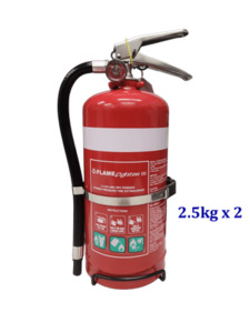 2.5kg x 2 Dry Powder Extinguishers