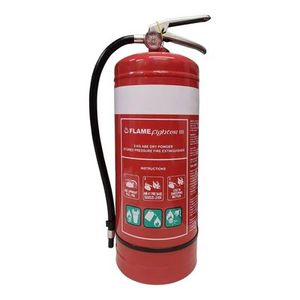 Flame Fighter: Super HD ABE Dry Powder Extinguisher Kit (Flame Fighter 3) 9.0KG Dry Powder + HD Vehicle Bracket