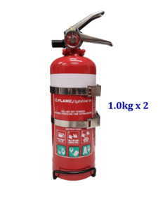 Flame Fighter: 1 kg x 2 ABE Dry Powder twin pack