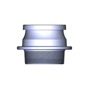 Couplings Waterway: 70mm male to 2.5" BSP Thread Adaptor