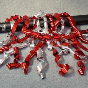 Confetti Cannons New Zealand: Metallic Streamer Cannon - Custom Filled 80cm