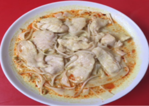 Products: Chicken Curry Laksa (spicy) – First Choice Restaurant