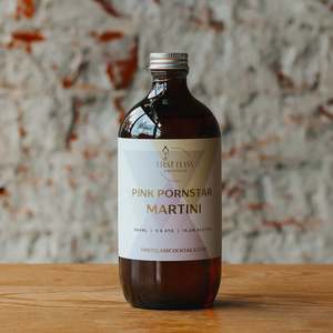 Premium First Class Cocktails: Pink Pornstar Martini Cocktail