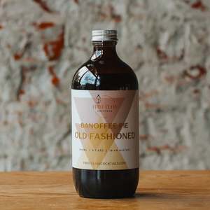 Premium First Class Cocktails: Banoffee Pie Old Fashioned Cocktail