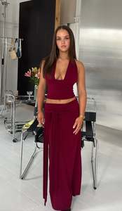 Allrentalgarments: Sofia Set (Burgundy)