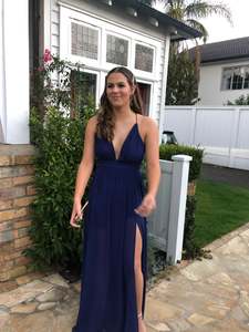 Ex Rentals For Sale: Navy Ball Dress FOR SALE