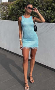 Asta Resort: Natalia Mini Dress (Blue)