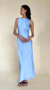 Firebird Cowl Gown (Blue)
