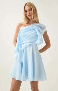 Aje: Genesis Mini Dress (Blue)