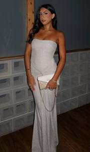 Dress Rental Ball Dress: Tiffany Dress (Champagne)