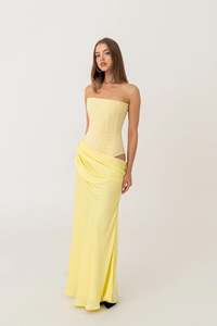 Huxley Gown (Lemon)
