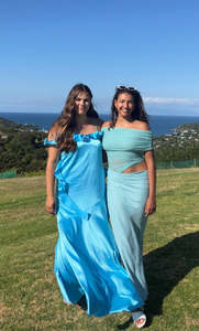 Blue: Ruffle Slip (Blue)