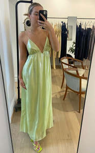Green: Neon Heart Dress (Lime)