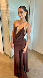 Brown: Dimity Gown (Brown)