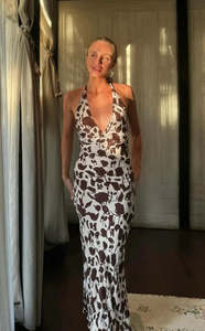 Brown: Simone (Chocolate Havana) Dress