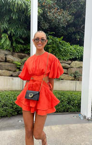 Aje: Gracious Cut Out Mini (Saffron)