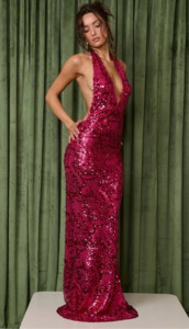Allrentalgarments: Liana Dress (Magenta)