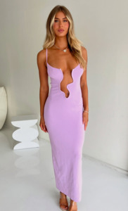 Allrentalgarments: Salacia Wire Column Dress (Pink Tourmaline)