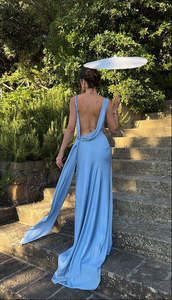 Darcy Dress (Sky Blue)