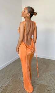 Cristina Gown (Orange) FOR SALE