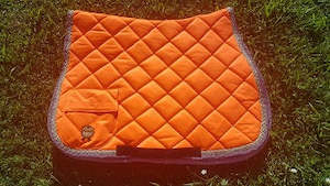 For the Horse: High Vis Saddle blanket Orange