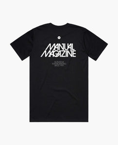 Manual, Avant Garde Logo, Classic T-shirt — Black