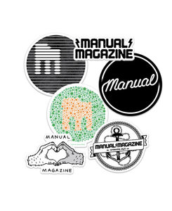 Manual Magazine Sticker Pack — 6 Pieces