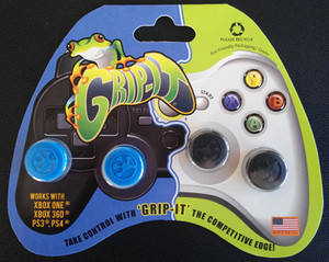 Products: Grip-iT Analog Stick Covers Blue/Black (X360 / PS3 / Xbox One / PS4)