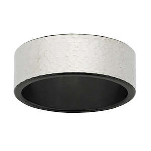 Wedding Rings For Him: Black Zirconium Band