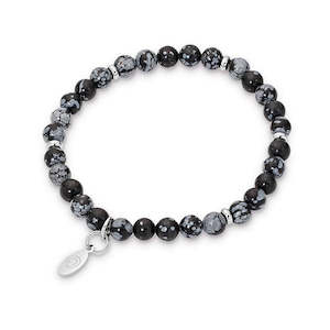 Cudworth: Multi Coloured Agate Bead Bracelet