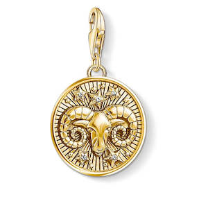 Thomas Sabo: Charm Club Engraved Aries Zodiac