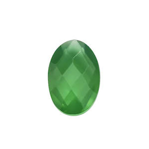 May Birthstone Green Onyx Oval