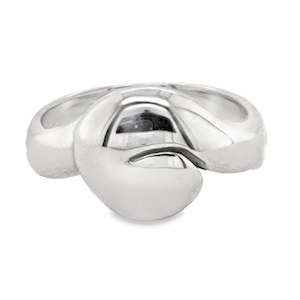 Sterling Silver Koru Ring (Size O) WHENUA