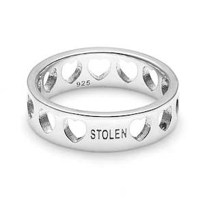Stolen Girlfriends Club: Heartless Band Ring Sterling Silver