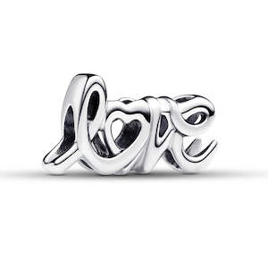 Love Sterling Silver Charm