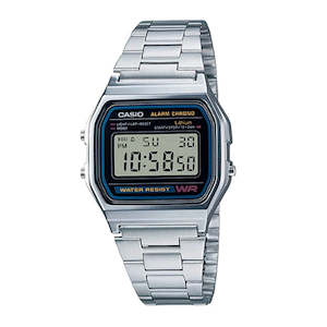 Casio: Casio Mens Grey Digital Watch A158WA-1A