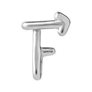 Karen Walker: Karen Walker "F" Single Stud Earring