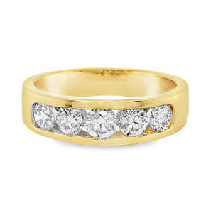 Mantovani: 18ct Yellow Gold Diamond Ring 1.00ct