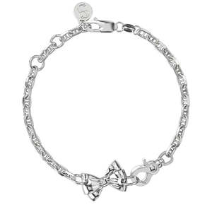 Stolen Girlfriends Club: Sterling Silver Pierced Bow Bracelet