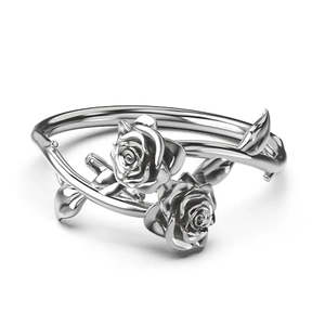 Stolen Girlfriends Club: Rose Wrap Ring - Size Q