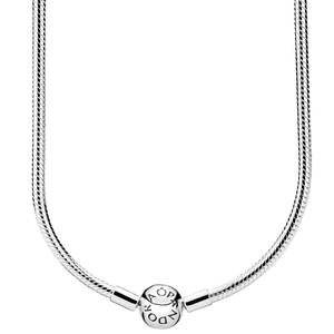 Pandora: Moments Stg Necklace W Round Clasp
