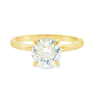 Fishers Collection: Chloë - 18ct Yellow Gold Lab Grown Diamond Solitaire Ring Four Claw 1.67ct